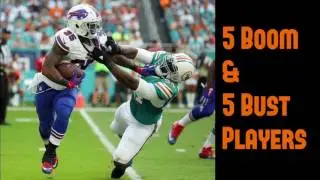 Fantasy Booms and Busts for 2017