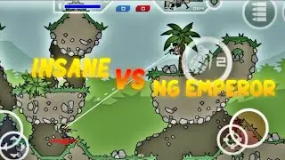 Mini militia | 1 vs 1 | INSANE vs EMPEROR DA2 #1vs1