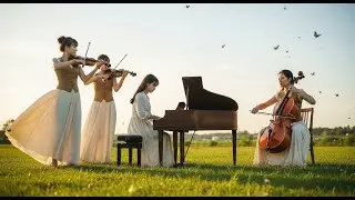 White Horizon: Piano And Soft Strings That Shine Like Light In The Blue Sky