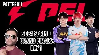 [HINGLISH]2024 PEL Spring Grand Finals Day 1|Watch party with Potter911