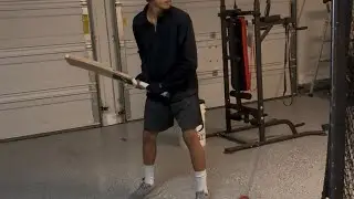 Jay Ketan Parmar Batting Drills Working On High Elbow and Head Position