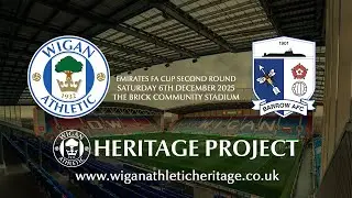 Wigan Athletic v Barrow  - Emirates FA Cup Second Round  - Saturday 6th December 2025