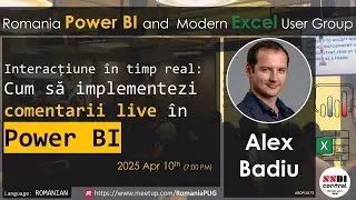Interacțiune &icirc;n timp real: Comentarii live in Power BI | Alex Badiu