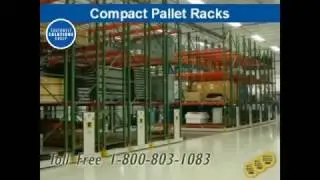 Compact Rolling High Density Pallet Racks & Shelving
