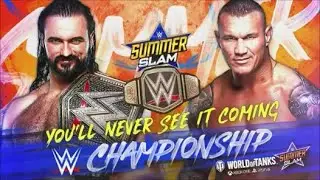 WWE Summerslam 2020 Official Match Card
