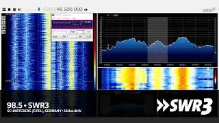 [FM-DX] SWR3 (Germany) via 520km Tropo near Lyon, France &bull; 27/10/2022