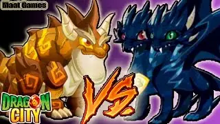Drag&oacute;n City / Drag&oacute;n Tierra Doble VS Drag&oacute;n Oscuro Puro / Double Dragon Earth VS Dragon Pure Dark