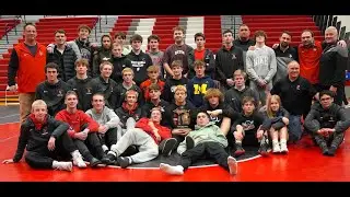 Sights and sounds from Whitehall's 2025 MHSAA Division 3 team wrestling district title