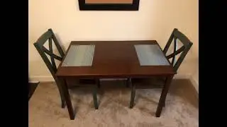 Zinus Juliet Espresso Wood Dining Table / Table Only