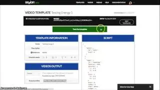 How to create a personalized video template with Sezion: Energy