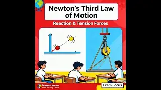Tamil Medium NEET Physics | Newton&rsquo;s 3rd Law & Reaction Force | Tension Problems | RM Coaching