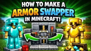 How to make a easy armor swapper in Minecraft updated￼