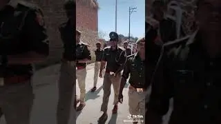 u.p. police march up