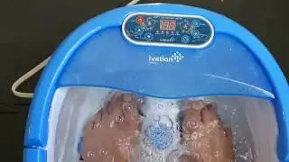 Test And Review Foot Spa (Feet Massager) Water Heat With bubbles