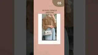 Blouse Crincle Airflow✨