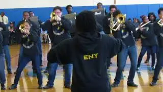 Legion of Boom Marching Band  at Science Park HS Pep Rally 2017