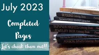 July 2023 Completed pages, Let's check them out !! #hannakarlzon #completedpages #karlzoninjuly23