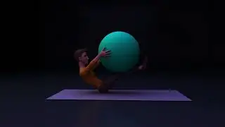 PROJECT -6 (BAll BOUNCE WITH OBSTACLE, TAIL IN MOTION PATH, 20 POSES WITH RIGGED CHARACTER)
