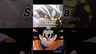 Saitama vs Goku #goku #saitama #saiyan #opm #anime #human #manga #vsbattle #scaling #manga #vegeta