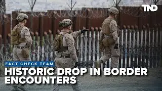 Historic drop in southern border encounters