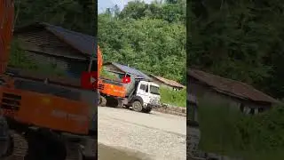 Tata Hitachi EX 210 LC Higher Engine 🚂 Power #youtubeshorts #tatamotors #viralshort2023 #shorts #jcb