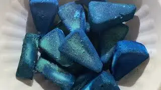Blue gym chalk reforms | Junas Asmr | dusty and powdery! | sleepaid