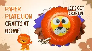 Paper Plate Lion | Kids Craft  #diycrafts  #kidscrafts  #easycraft