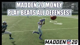 MADDEN 20 GUN BUNCH MONEY PLAY BEATS ALL COVERAGE DEFENSES! THIS PLAY IS CHEATING!