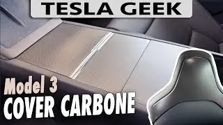 Cover carbone pour Model 3 Highland : console et sièges sport performance