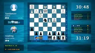 Chess Game Analysis: Sandancer - rzading : 0-1 (By ChessFriends.com)