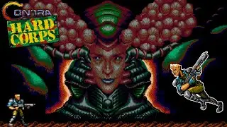 Contra Hard Corps Sega - Ray Route C - No Death