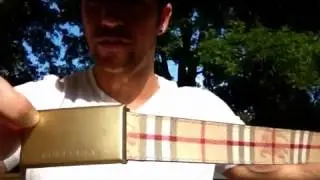 Burberry Classic Check Belt Men's