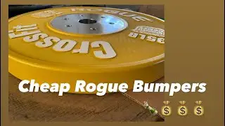 How to get cheap Rogue Fitness bumper plates! No click bait.