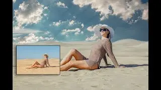 How to Replace the Sky || Retouch Outdoor Portrait || Photoshop CC Tutorial