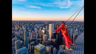 CN Tower Edge Walking Experience, Toronto 4K