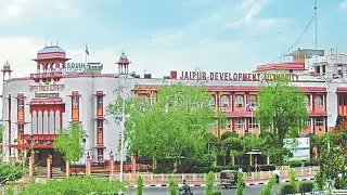 JDA enforcement officer Arun Kumar Poonia suspended for issuing notice to Shiv Mandir.