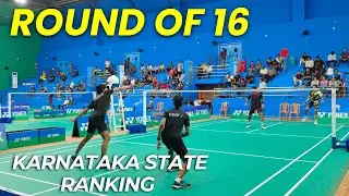 CHIRANJEEVI REDDY/SUHAS vs ARUSH PATRAO/NIGAM JAIN | Karnataka State Ranking Badminton Manglore