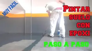 PINTAR SUELO GARAJE con pintura EPOXI