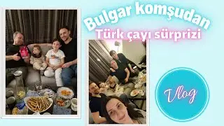 BULGAR KOMŞUMUZDAN TÜRK ÇAYI SÜRPRİZİ|TAVŞAN KANI ÇAYI NASIL ANLATTIK |EĞLENCELİ VLOG#norveç#38