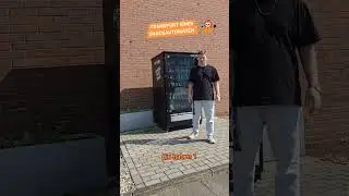 SNACKAUTOMAT TRANSPORT & AUFBAU #snackautomat #sielaff #snacklandrudolf