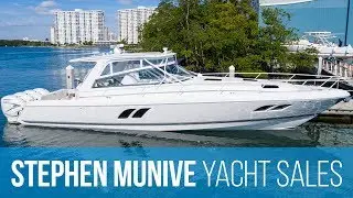 Intrepid 475 Sport Yacht (2020) with Quad Yamaha 425 HP Outboard Engines — Walkthrough