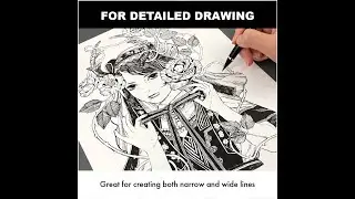 【Kuretake 日本吳竹】Inktober限定 萬年毛筆組 (DT140-13C/IKTB)
