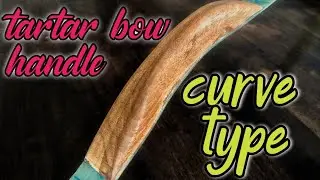 how to make curve tartar bow handle