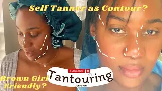 Trying Self Tanner for Face Contouring | First Impressions & Results