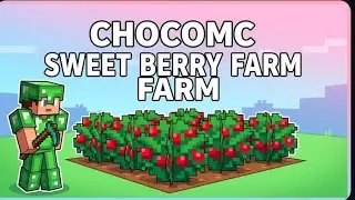 How to make berry farm in Minecraft automatic #minecraft #farm @chocomcofficial 