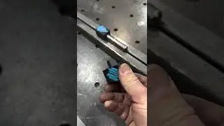 This is how we set our bullet hinges on our steel doors