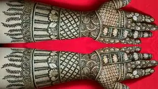 EASY DULHAN MEHENDI DESIGNS FOR FULL HANDS | WEDDING MEHNDI DESIGNS | BRIDAL HENNA MEHNDI DESIGNS