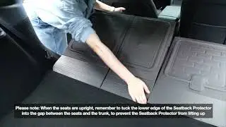 3D Seatback Protector Installation