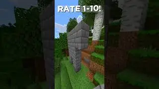 Rate My Minecraft Build ⛏️ (1-10) #shorts