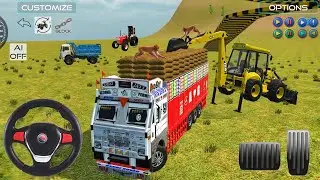 🔴Drive JCB and Unloading Bori From Dumper Truck in Game🔥 #jcb #tractor #dumper #truck#gamingvideos